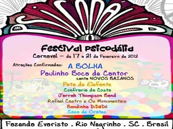 Imagem da notícia: Festival Psicodália de Carnaval 2012