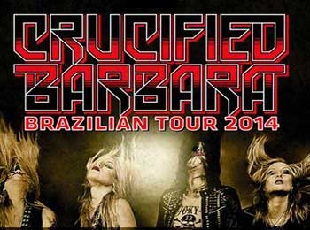 Imagem da notícia: As meninas do Crucified Barbara retornam ao Brasil.